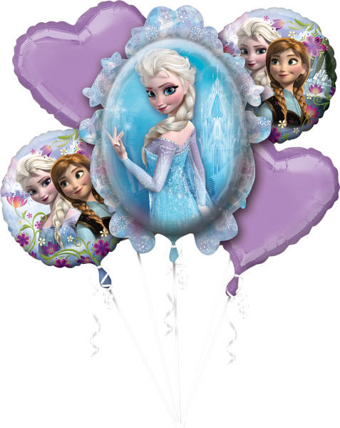 5 Frozen Winterwelt Ballons