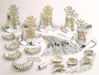 Preview: Silver New Year Party Set 21 pieces
