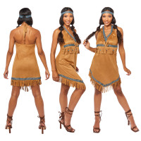 Vista previa: Disfraz de india Chenoa para mujer