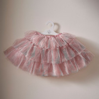Glitter fairy princess tutu rosa deluxe