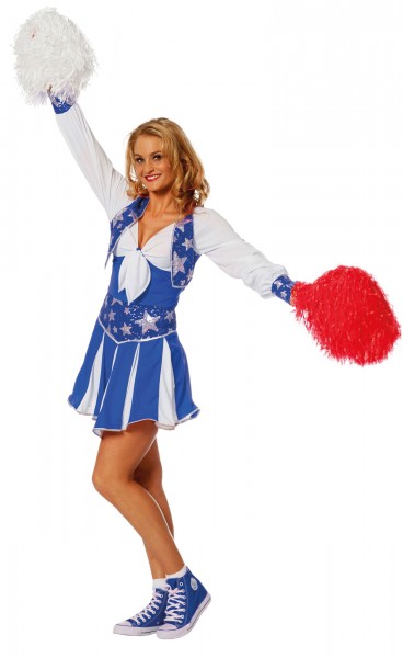 Cheerleader Sandy kvinders kostume