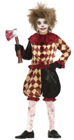 Oversigt: Horror Jester Kostüm für Jungen