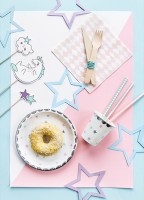 Preview: Unicorn Twinkle cake decoration 5 pieces