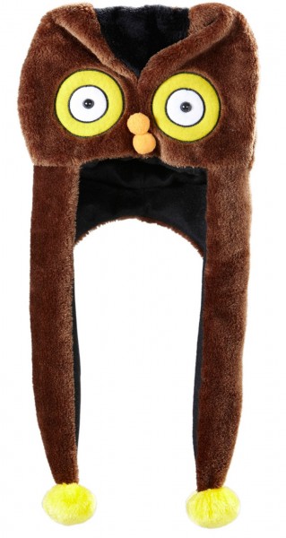 Cozy Huschu owl hat 2