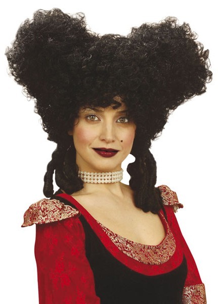 Halloween wig baroque fine curly
