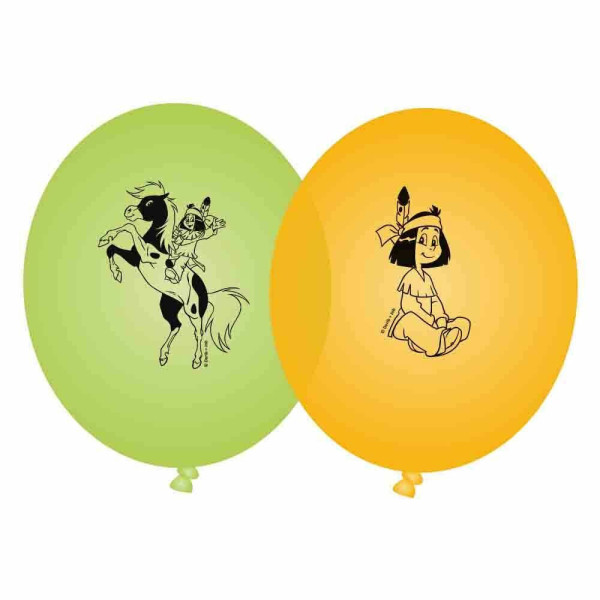 8 lateksowych balonów Yakari Party