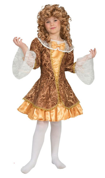Barokowy kostium szlachetnej damy dla dziewczynki