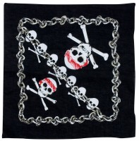 Totenkopf Piraten Bandana Kopftuch