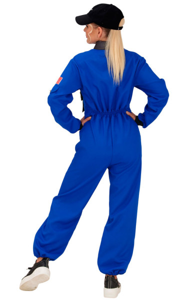 Blaues Astronautinnen Kostüm für Damen 3
