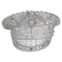 Vorschau: Mütze Silver Gloss 40ter Geburtstag