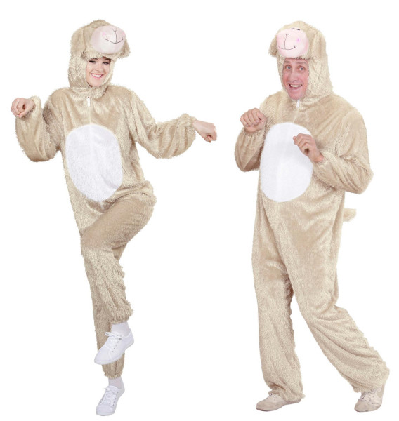Costume complet du corps d'agneau en peluche