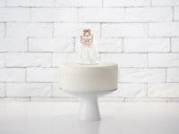 Aperçu: Décoration de gâteau 2 mariées avec bouquet 11cm