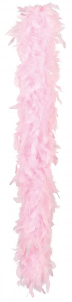 Boa de plumas rosa 180cm 2