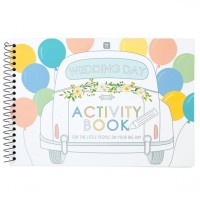 Activity book for children on the wedding day