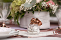 Aperçu: Fiole en verre Cadeau d'invité Just Married