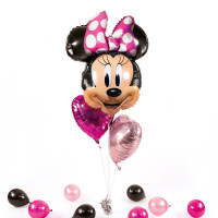 Vorschau: XL Heliumballon in der Box 3-teiliges Set Minnie Mouse