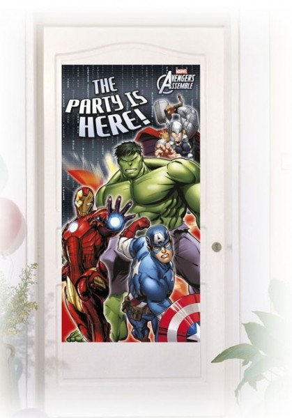 Avengers Night Plakat na drzwi superbohatera 152 x 76 cm