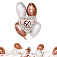 Vorschau: Heliumballon in der Box Glossy Heart 50