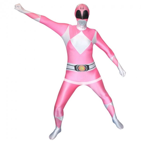 Ultimate Power Rangers Morphsuit roze 2