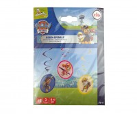 Preview: 3 Paw Patrol Friends spiral hangers 14cm