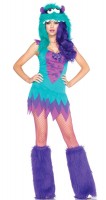 Preview: Fluffy Dreamland Monster ladies costume