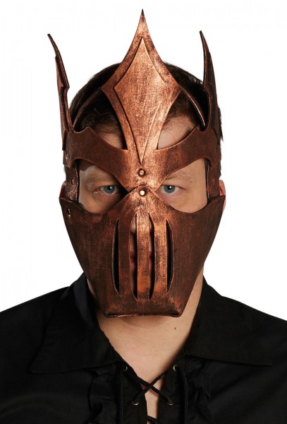Masque de chevalier bronze