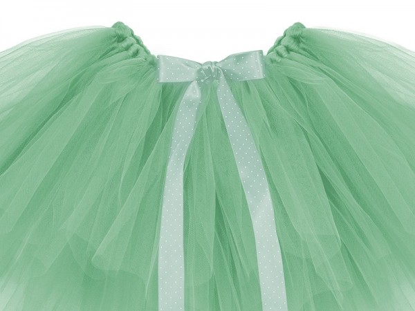 Nice tutu mint with dotted bow 3