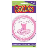 Widok: Balon foliowy Prima Ballerina Leonie różowy