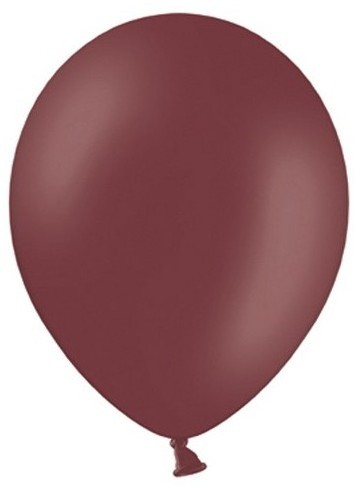 100 globos de celebración rojo-marrón 29cm