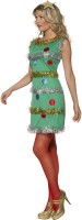Vista previa: Disfraz de árbol de Navidad para mujer