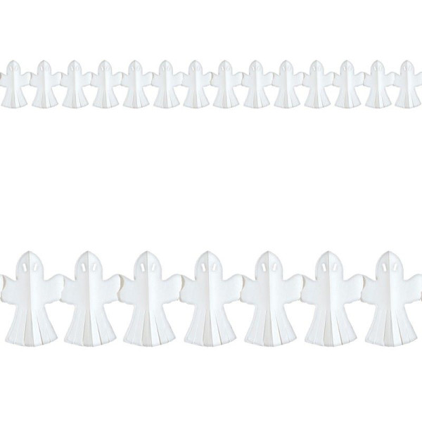 Carnival of Ghosts Garland White 3m 2