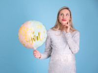 Vorschau: Boy or Girl Mom to be Folienballon 45cm