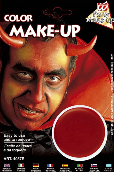 Rød makeup af vampyrblod