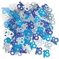 Preview: 18th birthday blue sprinkle decoration miracle 14g