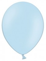 50 party star balloons pastel blue 27cm