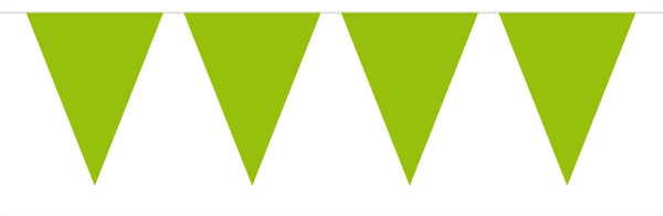 Vlaggenlijn Slinger Simpel Groen 10 m