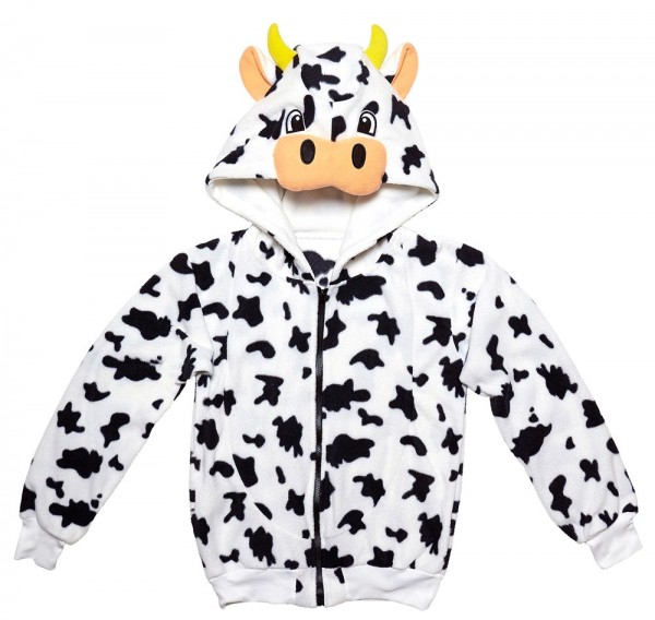 Plush cow jacket unisex 3
