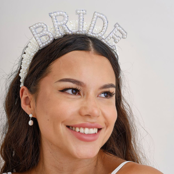 The Bride Pearl Headband