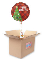 Merry Christmas Tannenbaum Ballon 46cm