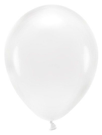 100 Eco crystal balloons transparent 26cm