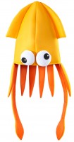 Oversigt: Blæksprutte blæksprutter hat Orange