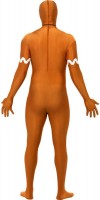 Vista previa: Disfraz Morphsuit de hombre de pan de jengibre