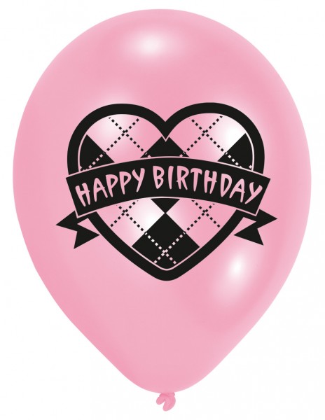 6er Luftballon Set Happy Birthday 3