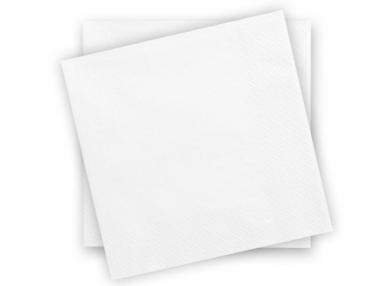 20 servilletas Scarlett blanco 33cm