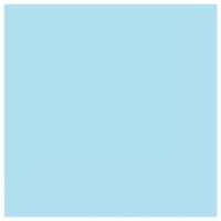 20 servilletas ecológicas azul cielo 33cm