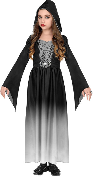 1 Gothic Kleid Raven für Mädchen 3
