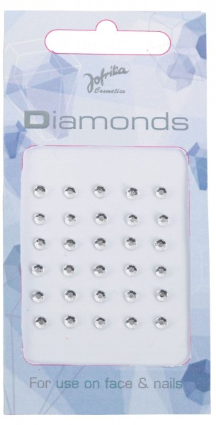 Diamantes piel y uñas plata
