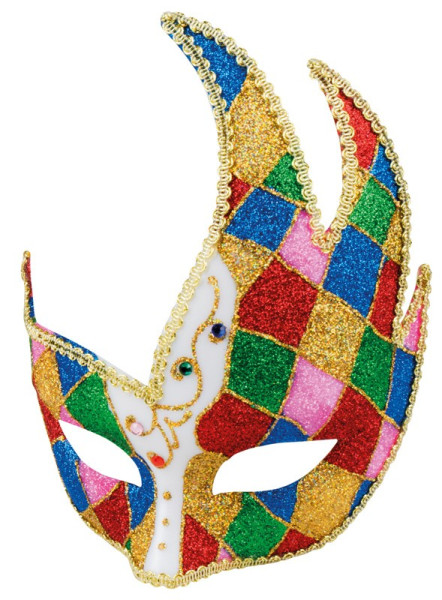 Kleurrijk Venetië Jockey oogmasker