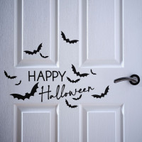 Vista previa: Pegatinas para puerta Feliz Halloween