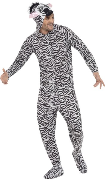 Disfraz unisex de Safari Life Zebra